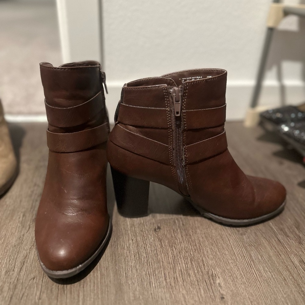 Brown Booties Boots